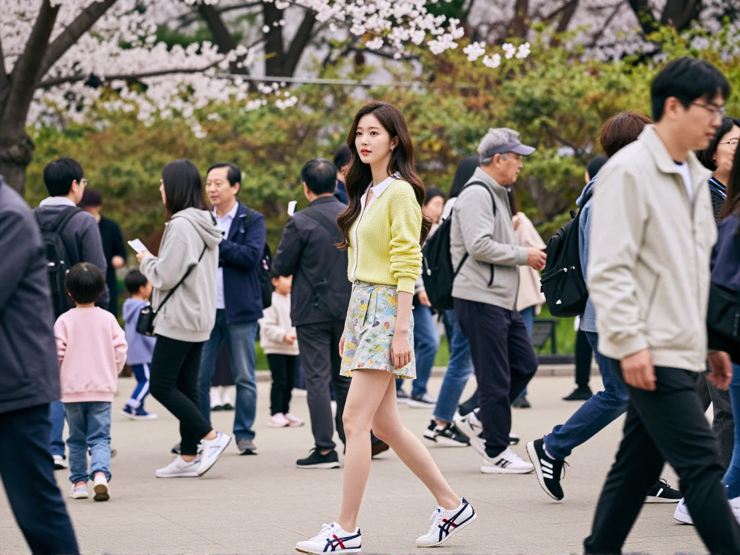 박지현 오니츠카타이거 운동화05