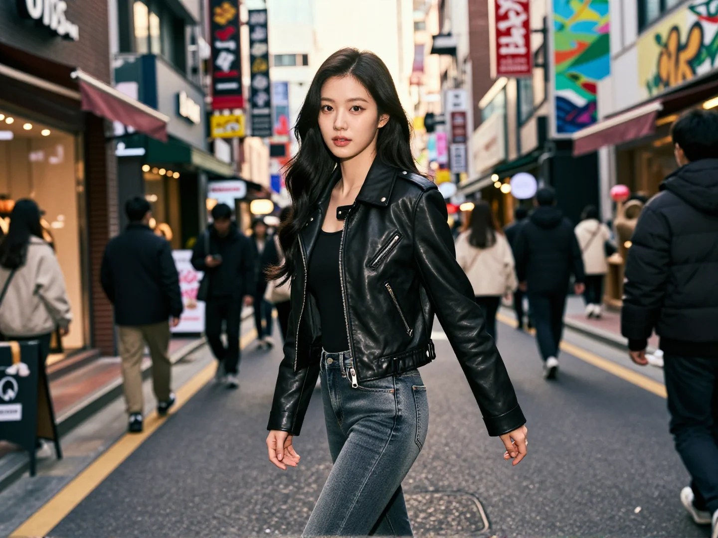 카리나 골반핏 청바지02