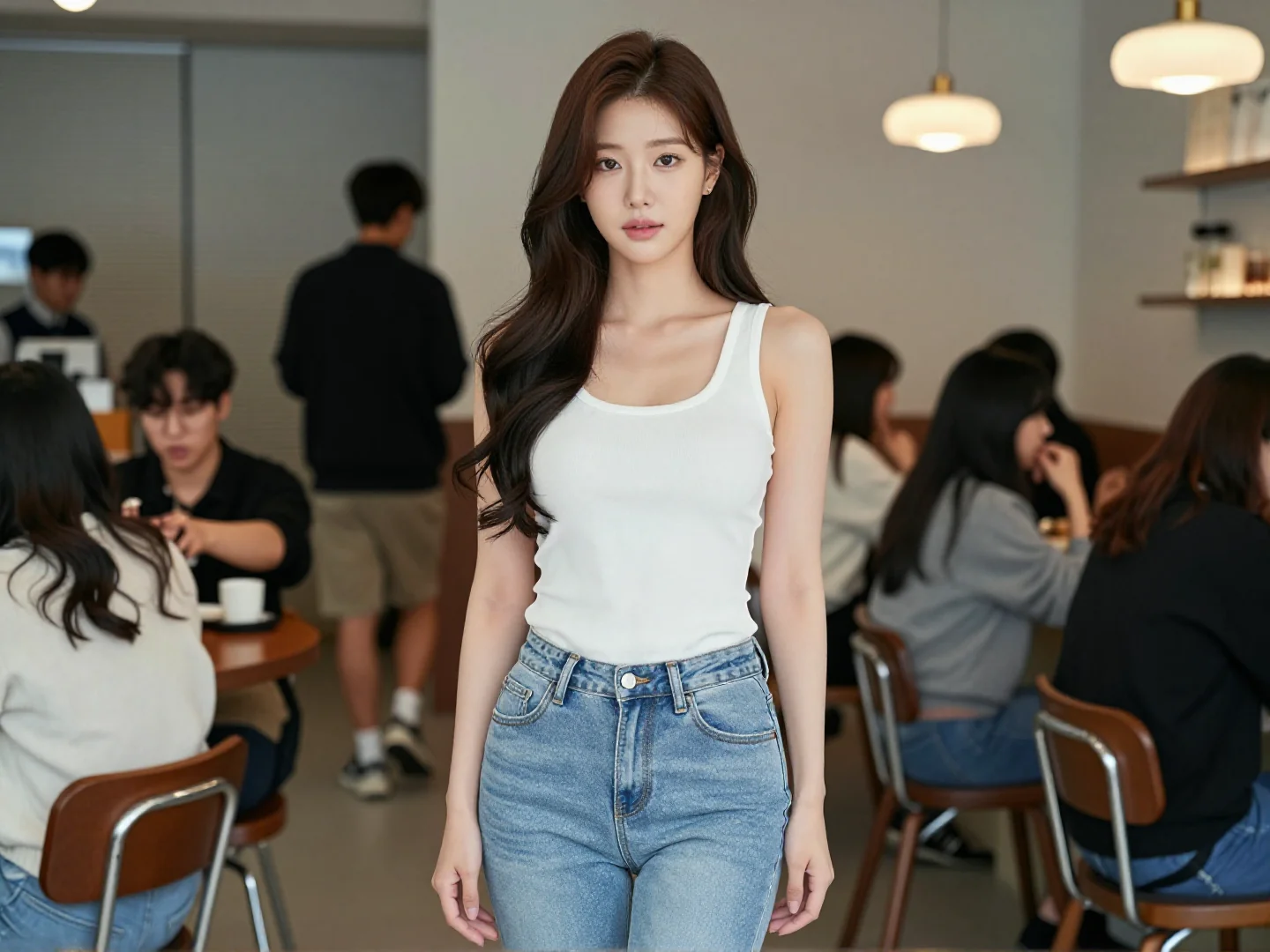 카리나 골반핏 청바지02