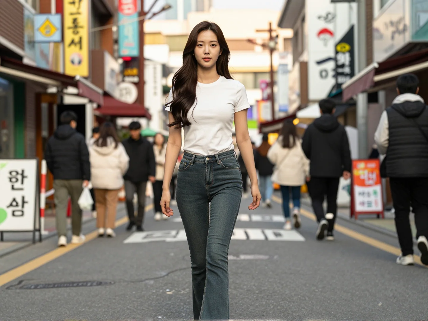 카리나 골반핏 청바지04