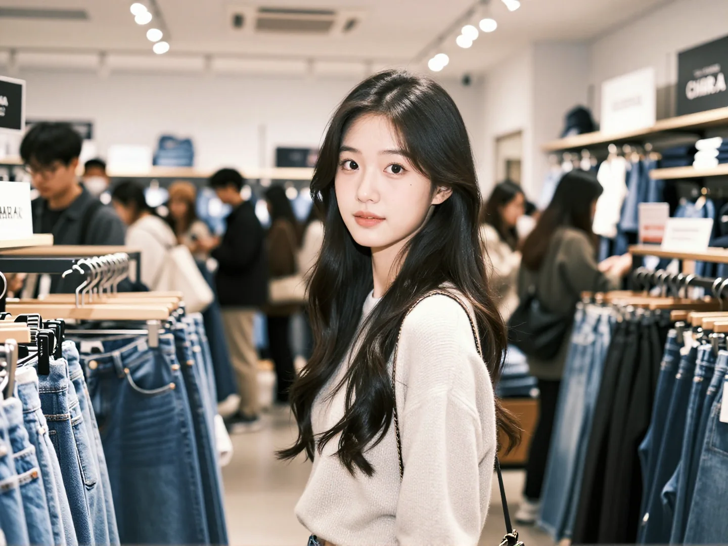 카리나 골반핏 청바지05